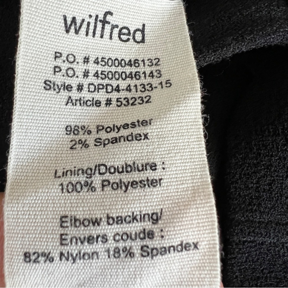 Aritzia Wilfred Montesson Motorcycle Moto Cropped Jacket 2 Black Biker Rocker - Picture 9 of 14